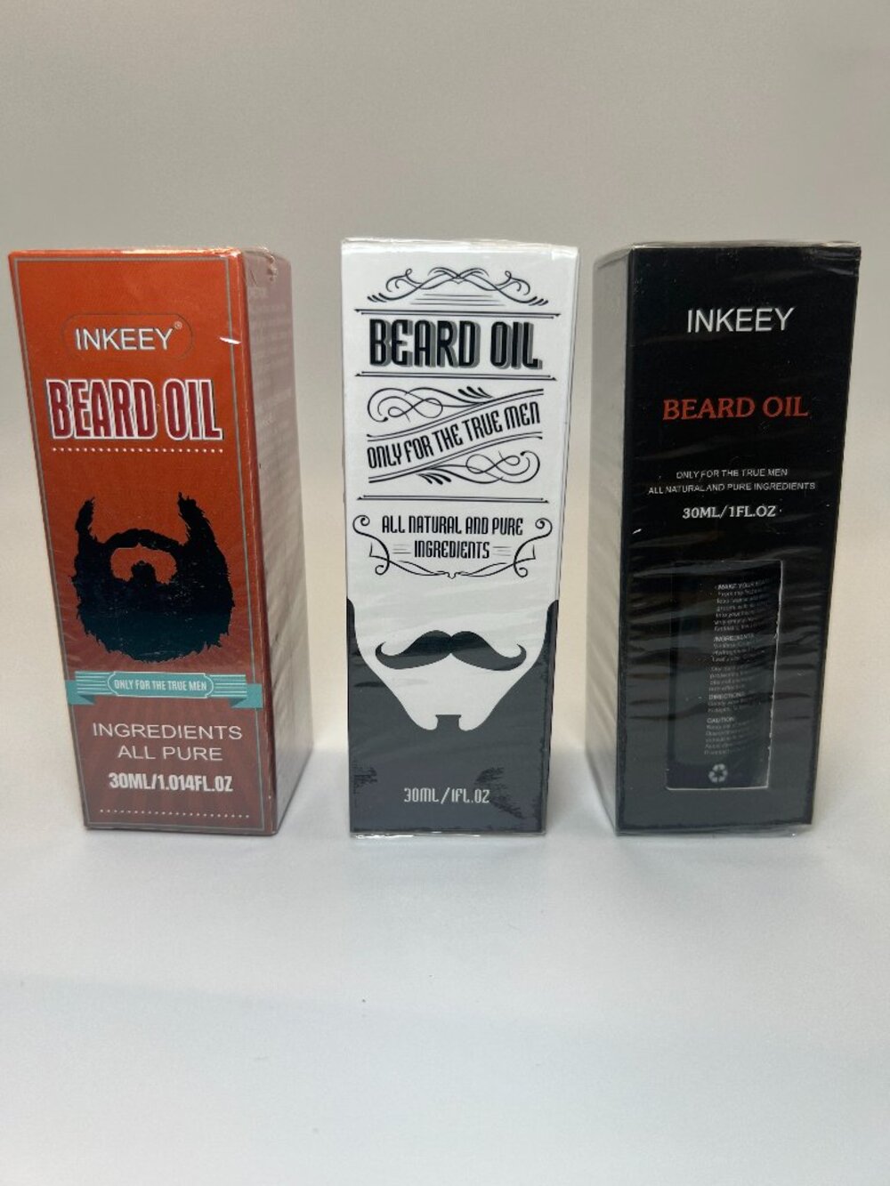 INKEEY Beard Oils TWO Sets of 3 !!!  NWOT Sealed In Packages